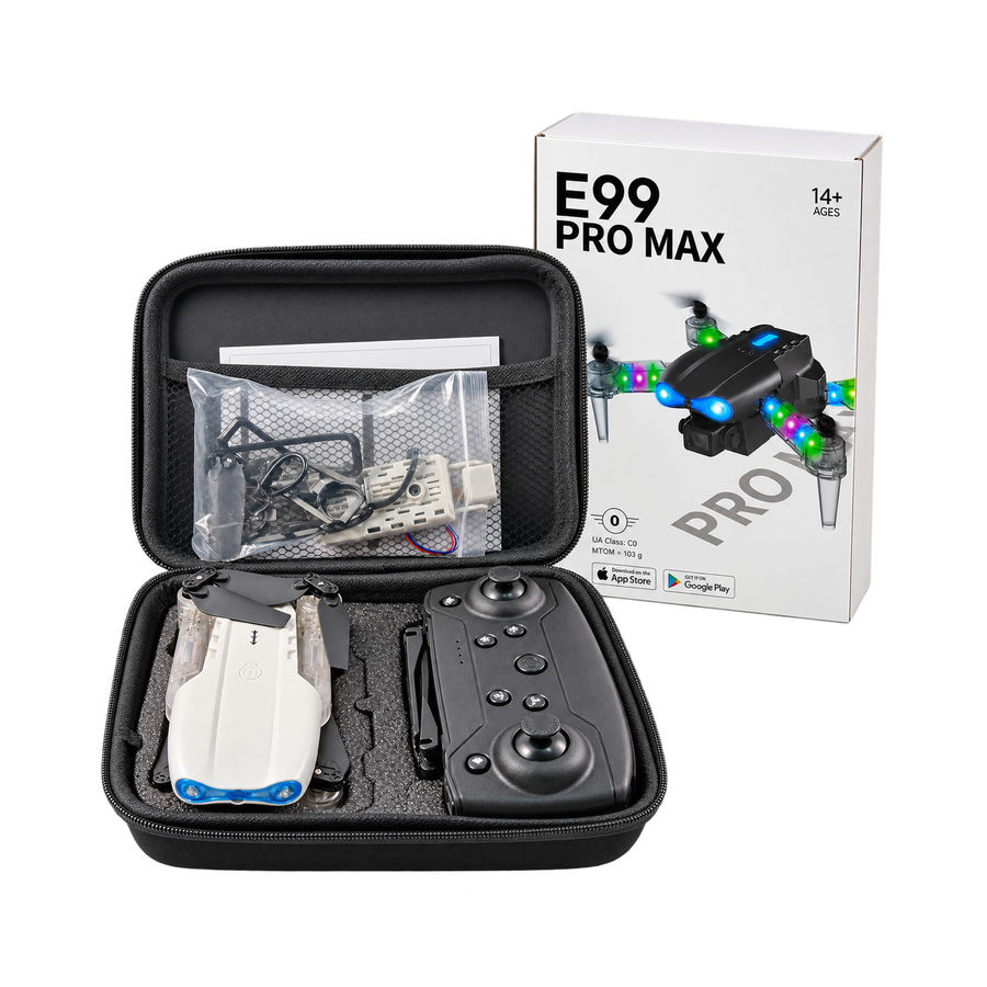 E99 Pro Max Foldable Remote Control Drone with Camera