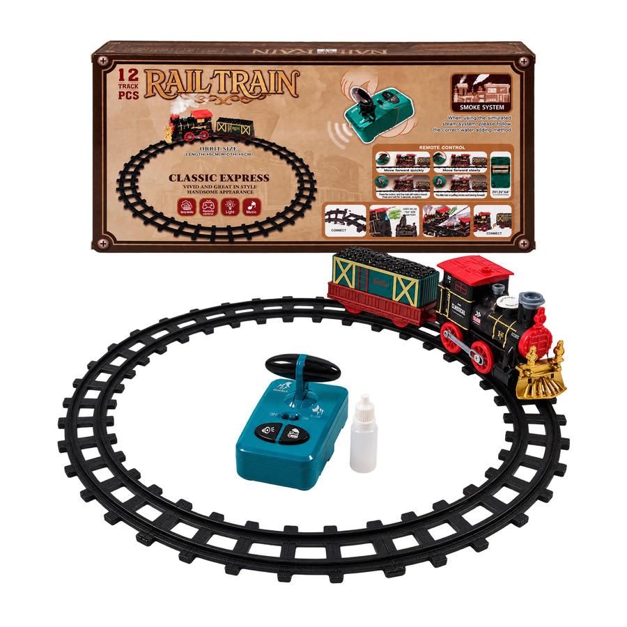 Classic Express Remote Control Train Set with Smoke and Track