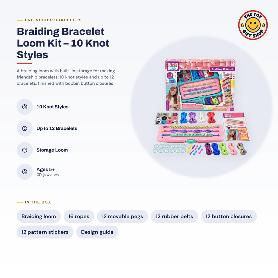Braiding Bracelet Loom Kit – 10 Knot Styles – photo 4