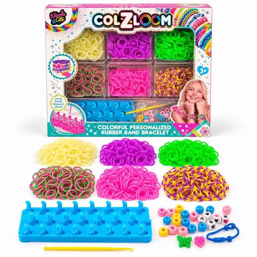 Col-Z-Loom Bracelet Kit and its box.