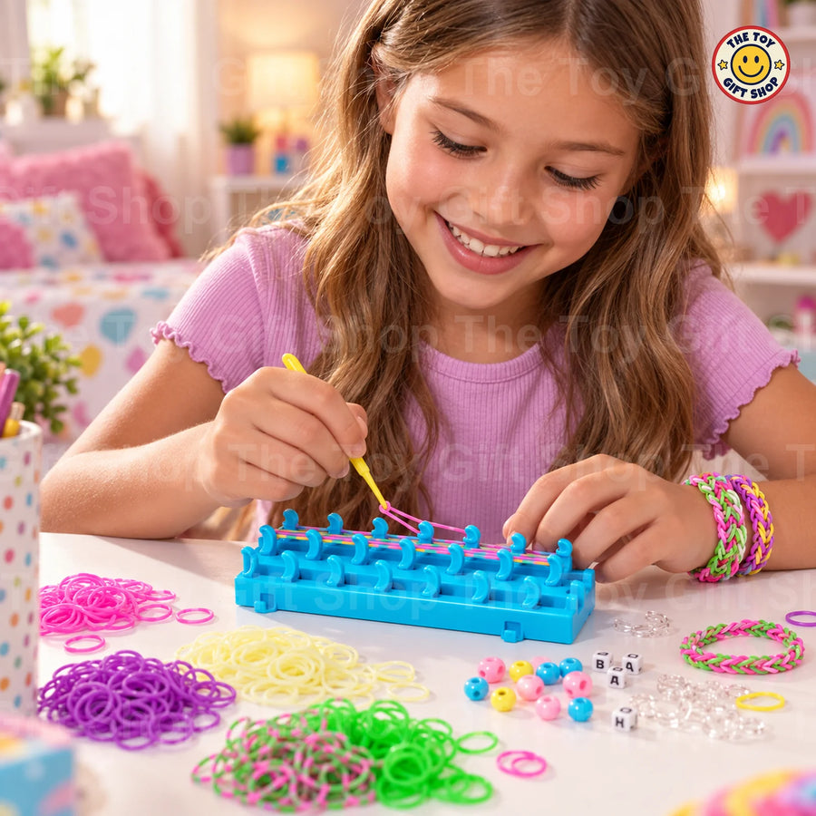 Col-Z-Loom Rubber Band Bracelet Kit – Magic Unicorn Rainbow Colours – photo 3
