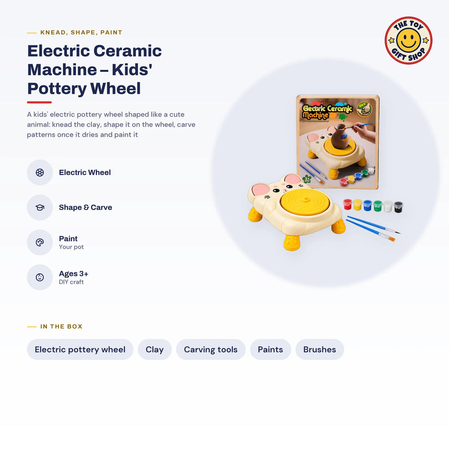 Electric Ceramic Machine – Kids' Pottery Wheel – photo 4
