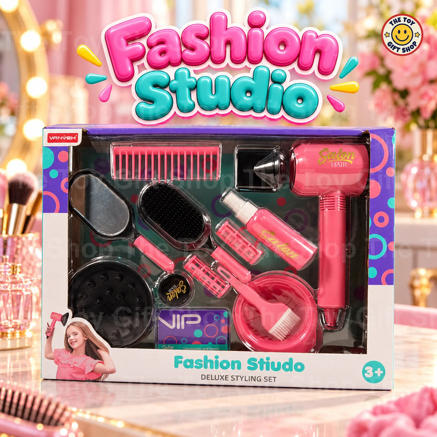 Fashion Studio Deluxe Hair Styling Set with Hair Dryer – photo 2