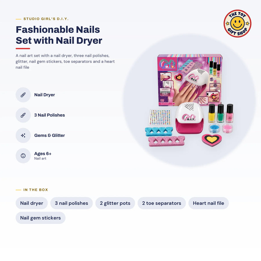 Fashionable Nails Set with Nail Dryer – photo 4