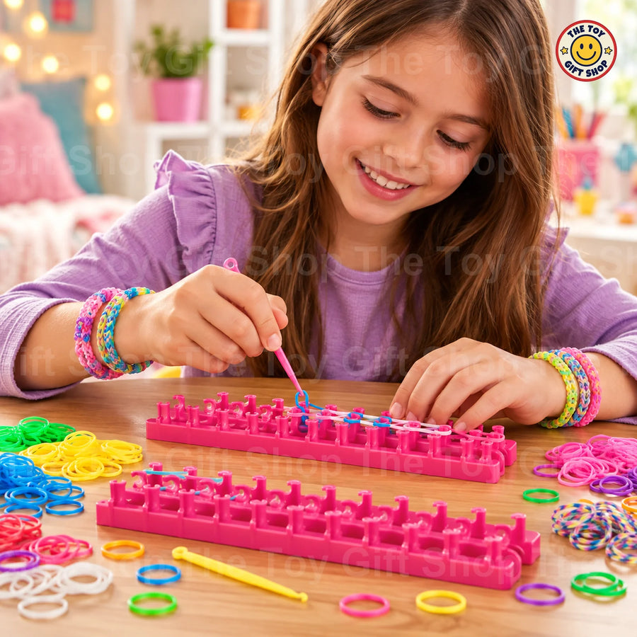 Fun Colour Loom Bands Kit – 18 Colours with Loom Board – photo 3