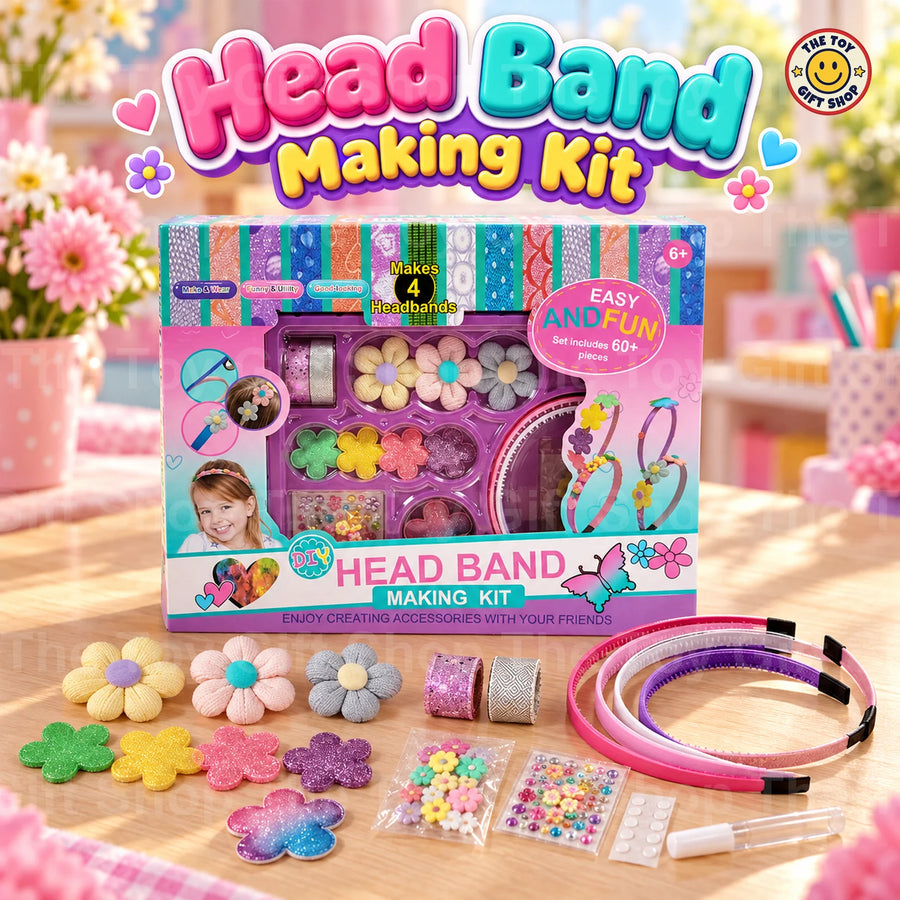 DIY Head Band Making Kit – Makes 4 Headbands – photo 2