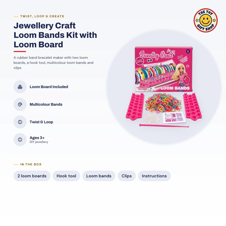 Jewellery Craft Loom Bands Kit with Loom Board – photo 4