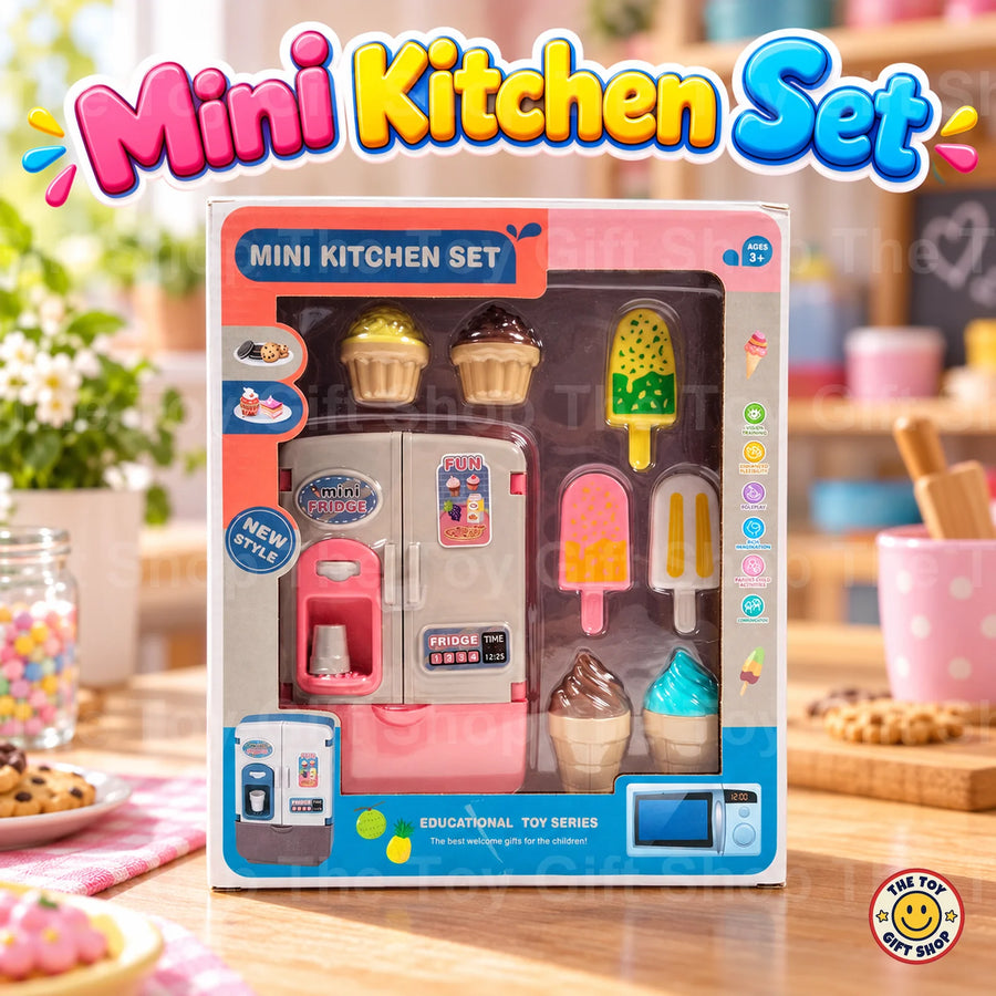 Mini Kitchen Set – Mini Fridge with Ice Creams – photo 2