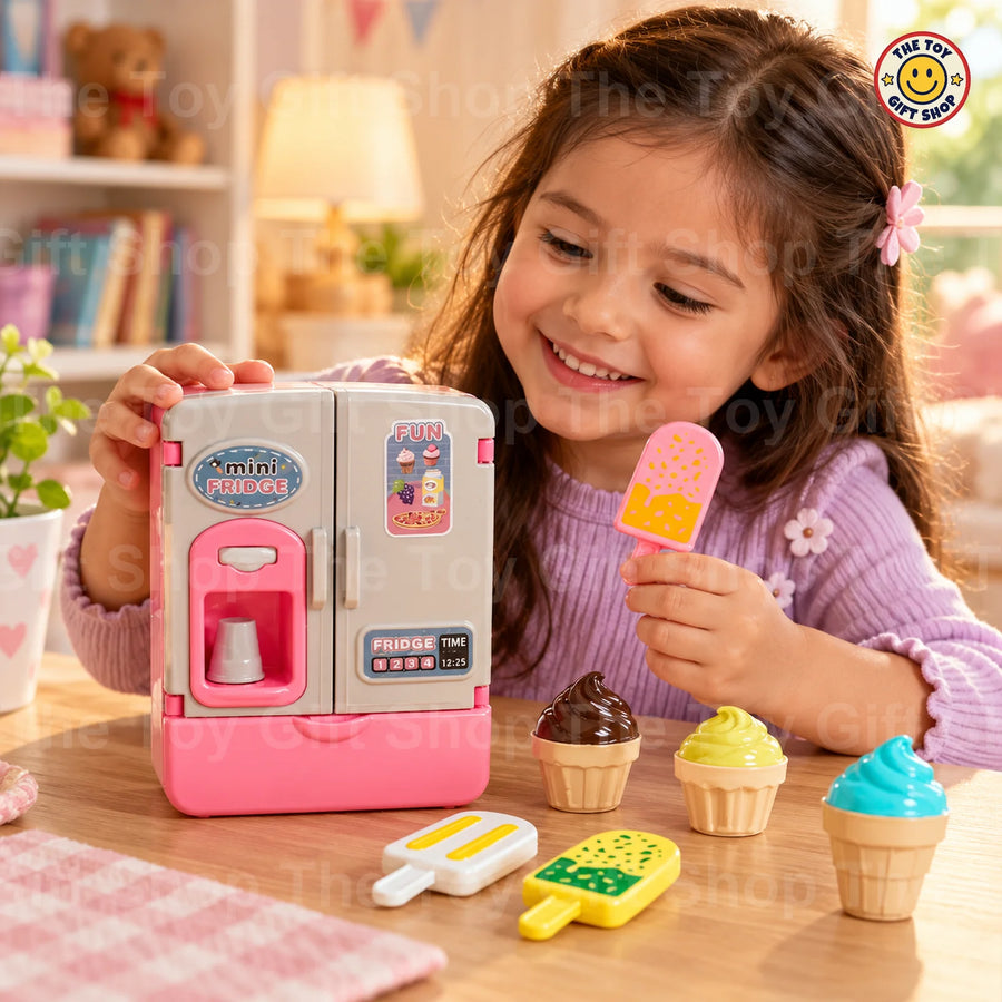 Mini Kitchen Set – Mini Fridge with Ice Creams – photo 3