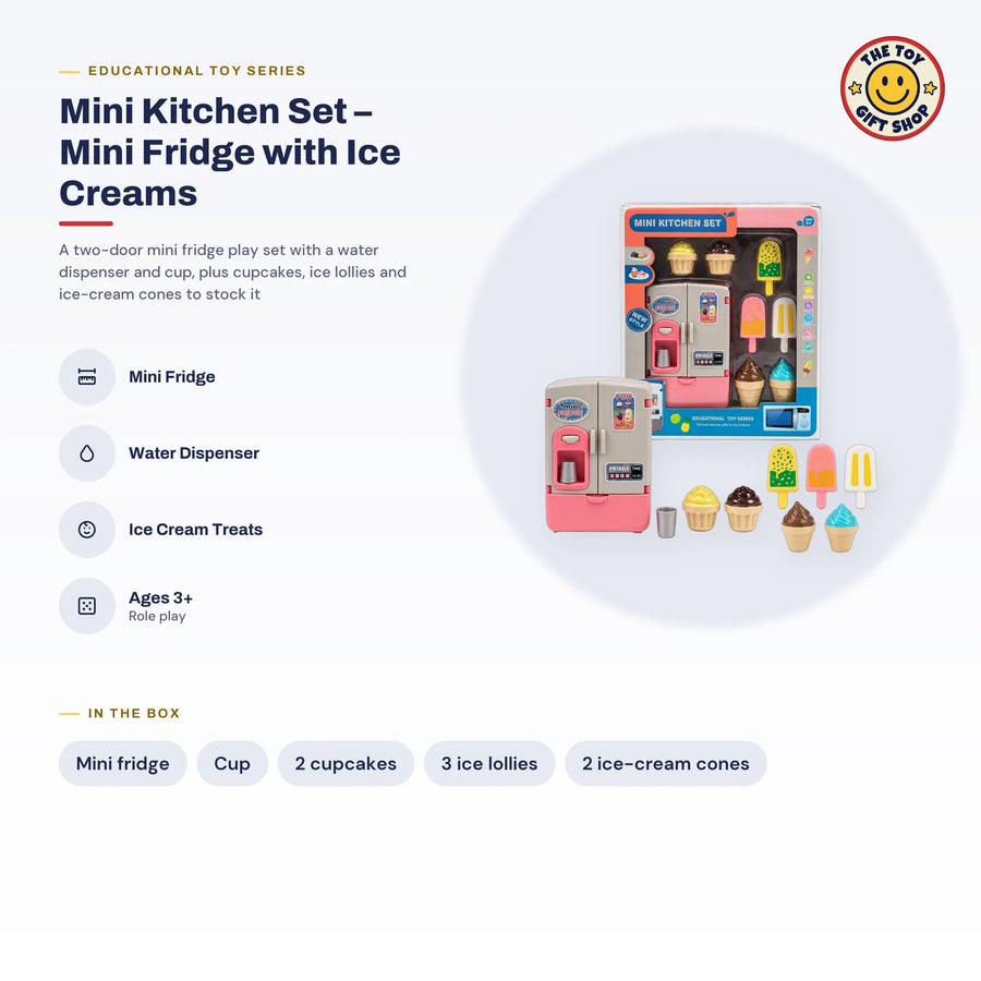 Mini Kitchen Set – Mini Fridge with Ice Creams – photo 4