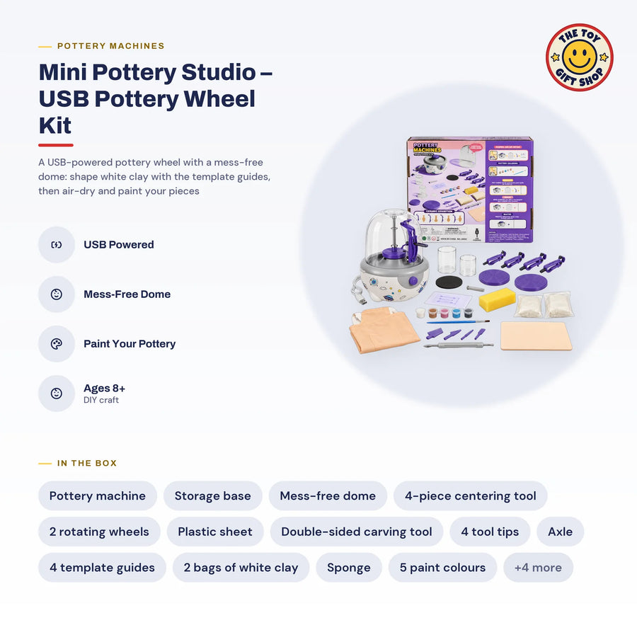 Mini Pottery Studio – USB Pottery Wheel Kit – photo 4