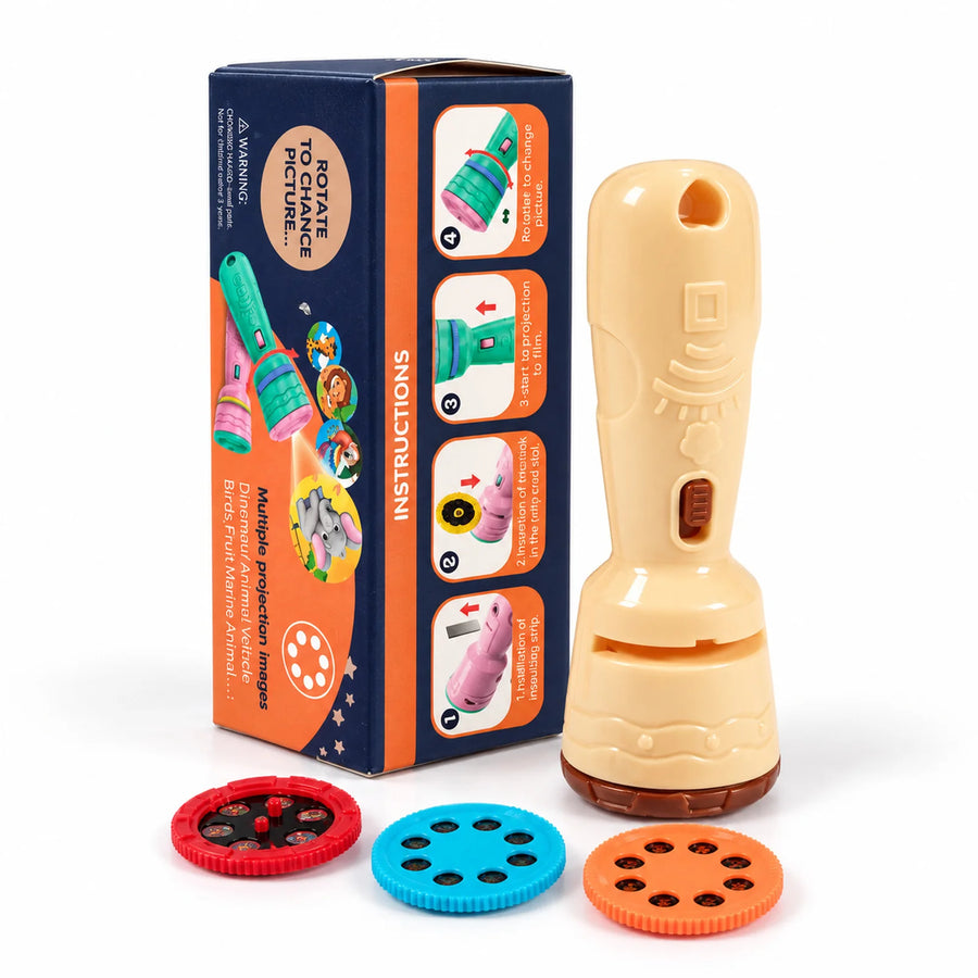 Projection Flashlight and its box.