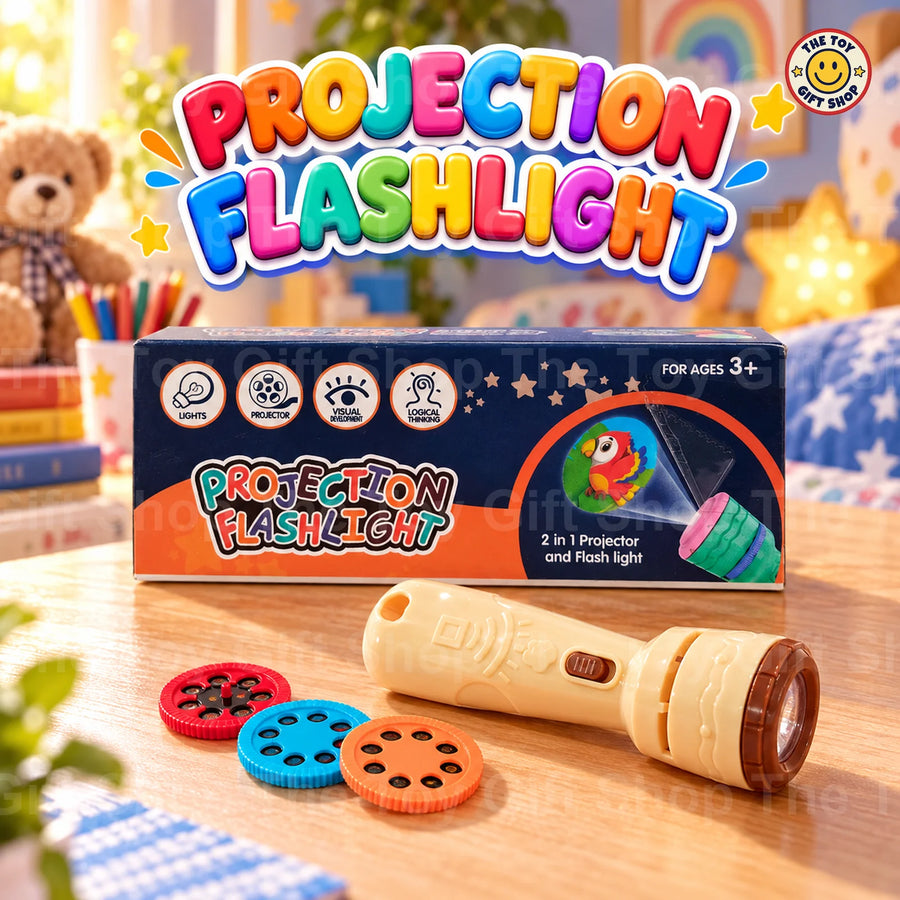 Projection Flashlight – 2-in-1 Torch and Picture Projector – photo 2