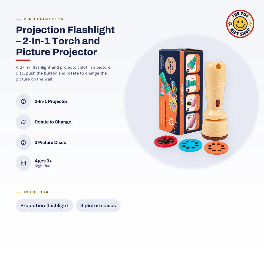 Projection Flashlight – 2-in-1 Torch and Picture Projector – photo 4