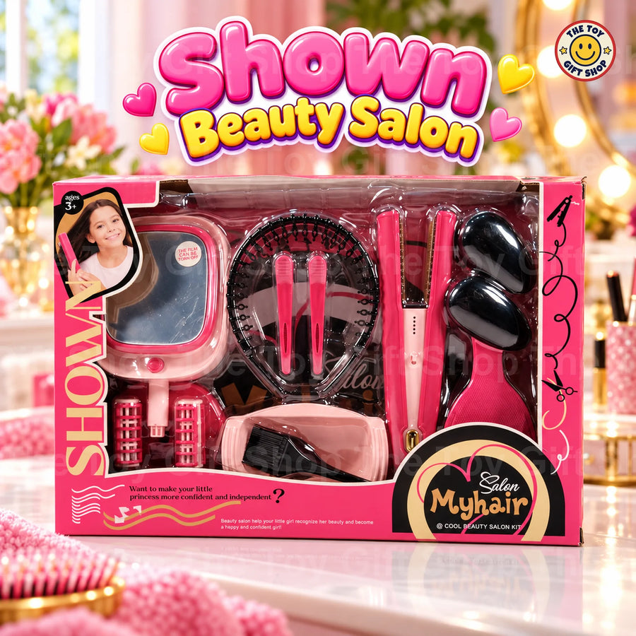 Shown Beauty Salon Hair Styling Kit with Mirror – photo 2