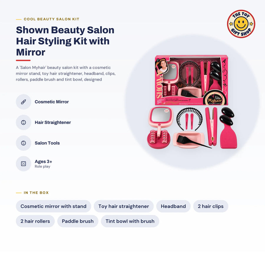 Shown Beauty Salon Hair Styling Kit with Mirror – photo 4