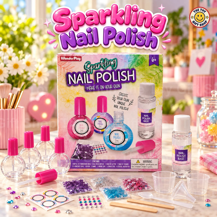 Sparkling Nail Polish Kit – Make Your Own Nail Polish – photo 2