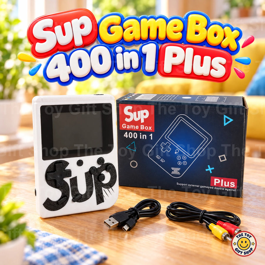 SUP Game Box 400 in 1 Plus Handheld Console – White – photo 2