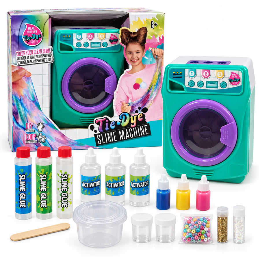 Tie-Dye Slime Machine and its box.