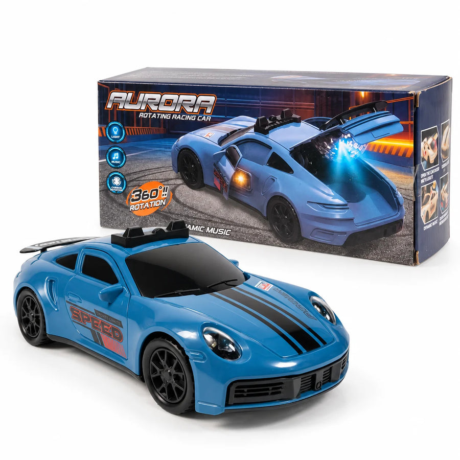 Aurora Rotating Racing Car