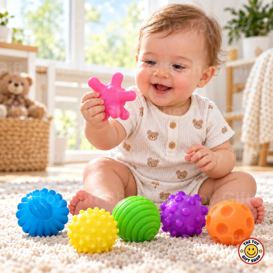 Baby Squeeze Balls – 6 Soft Sensory Balls – photo 3