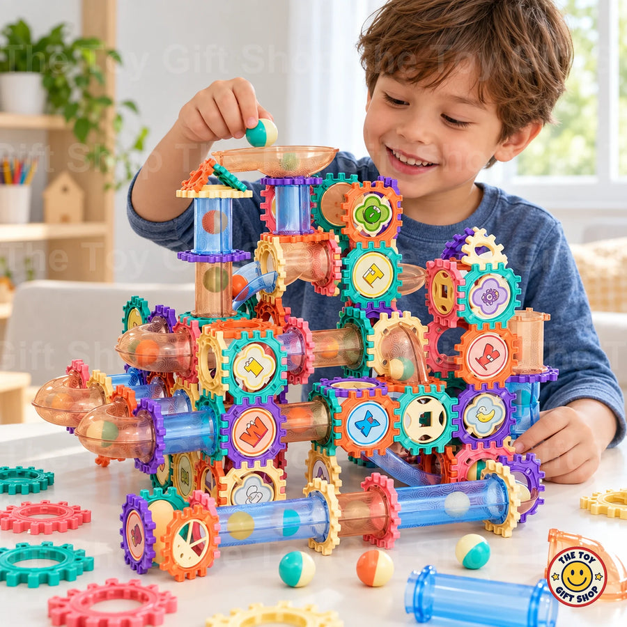 Ball Track Building Blocks – 252 Pieces – photo 3