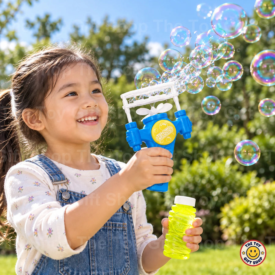 Bubble Game Electric Bubble Blower with 4oz Solution – photo 3