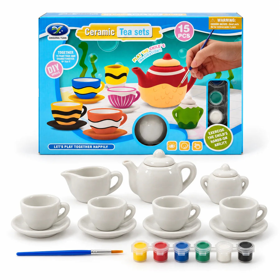 Ceramic Tea Set Painting Kit