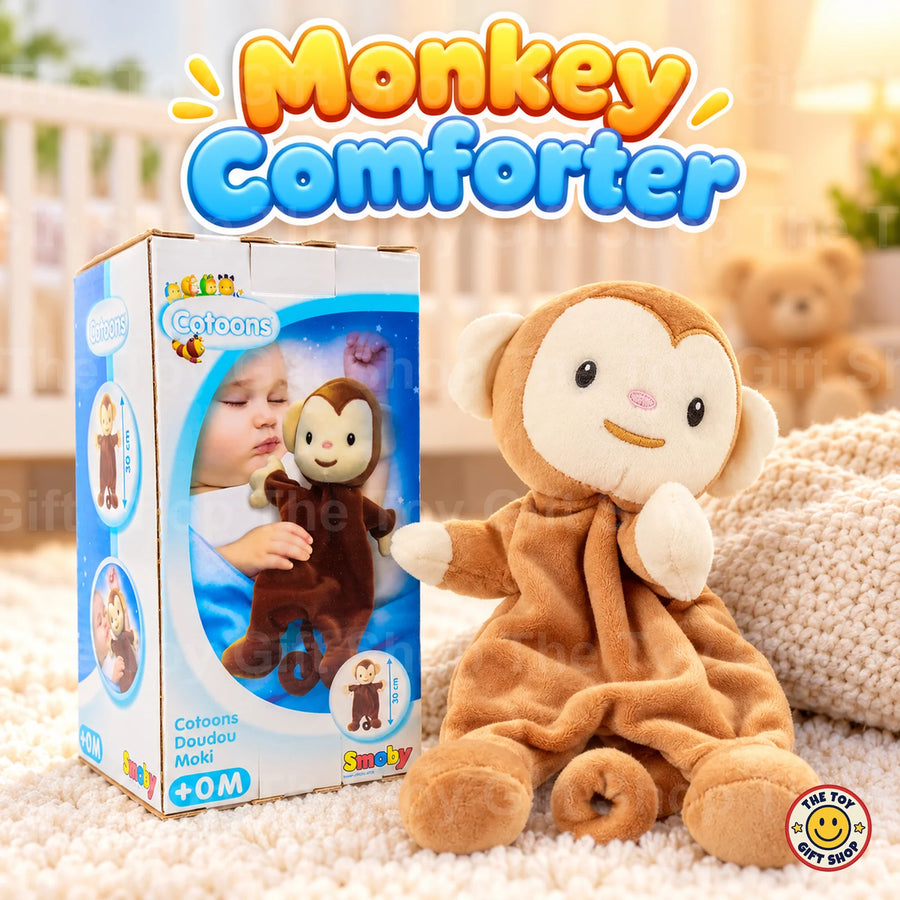 Smoby Cotoons Doudou Moki Monkey Comforter – 30 cm – photo 2