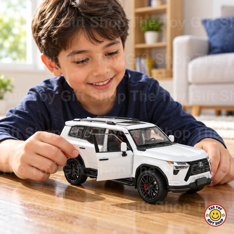 XLG 1:24 Die-Cast SUV with Sound and Light – White – photo 3