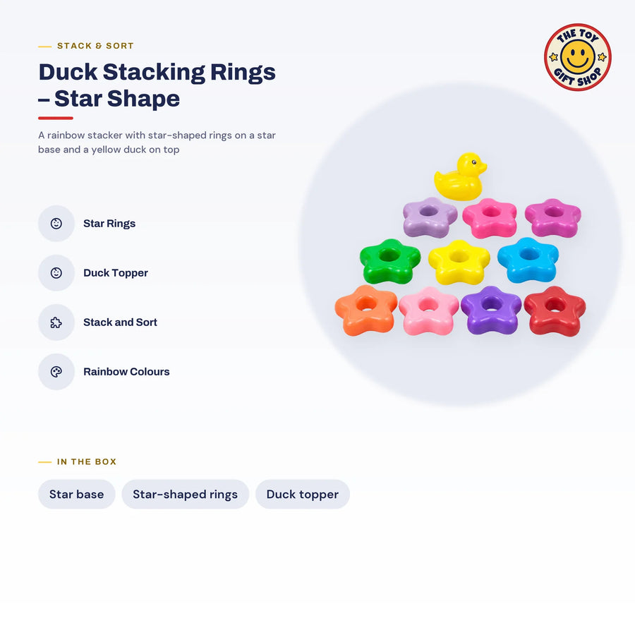 Duck Stacking Rings – Star Shape – photo 4
