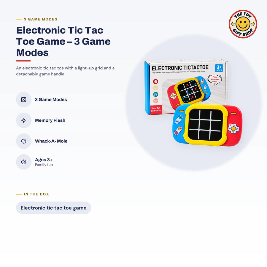 Electronic Tic Tac Toe Game – 3 Game Modes – photo 4
