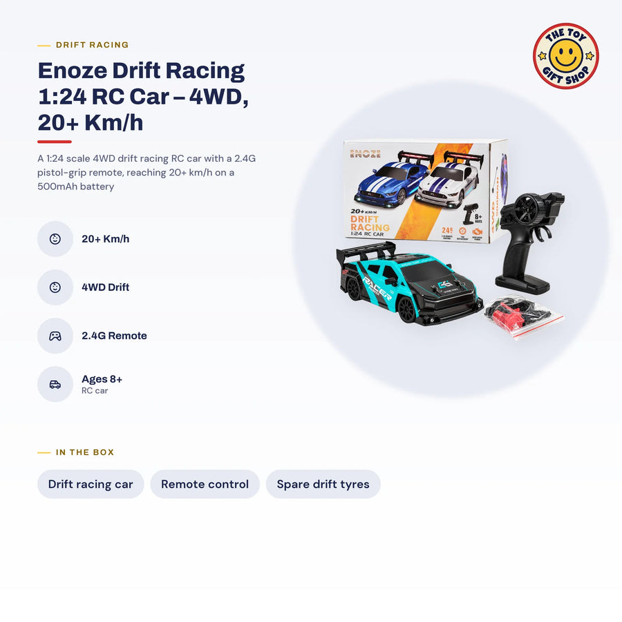 ENOZE Drift Racing 1:24 RC Car – 4WD, 20+ km/h – photo 4