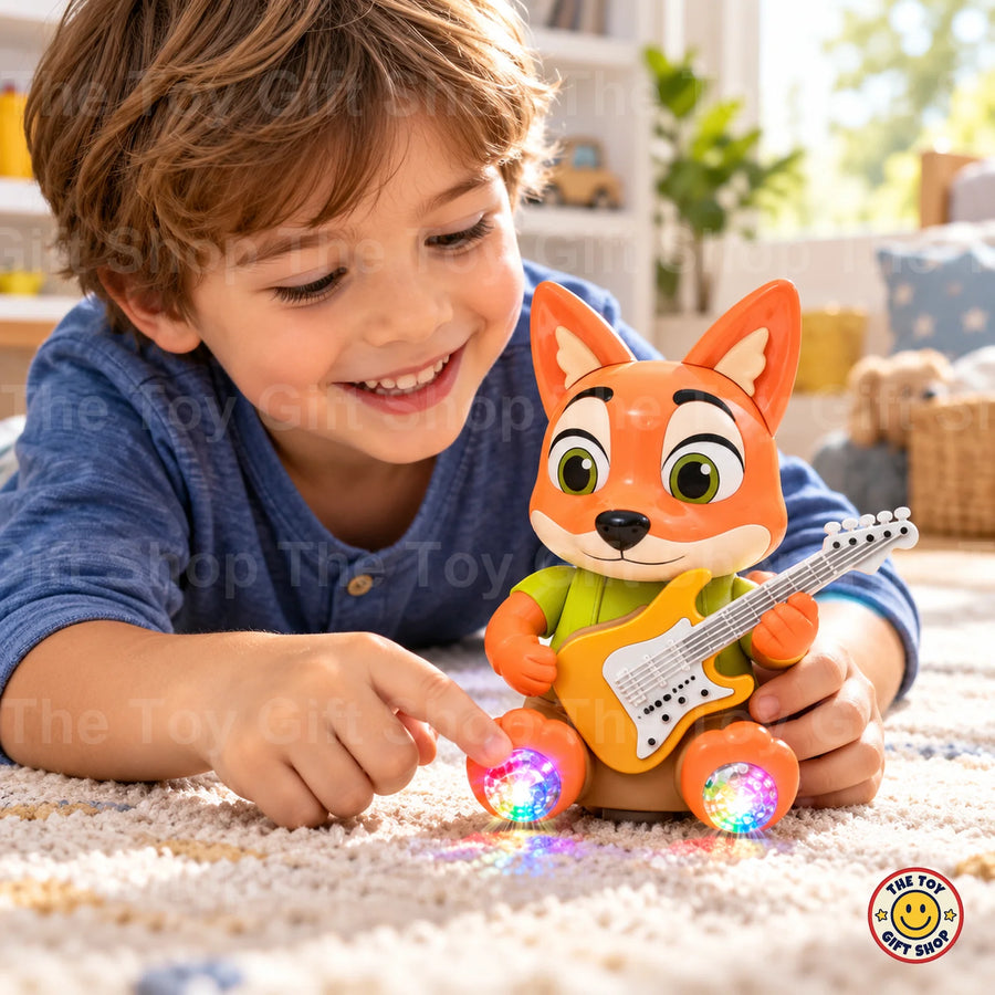 Guitarist Fox Bump & Go Toy with Light and Music – photo 3