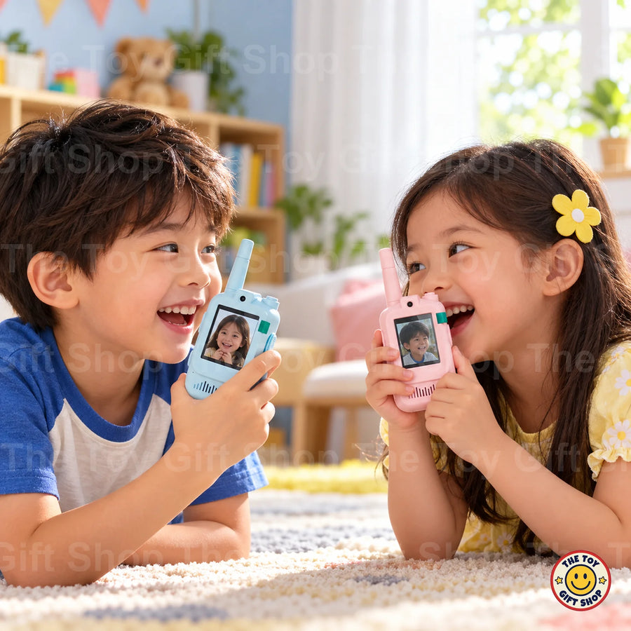 Video Walkie Talkie for Kids – Pair, Pink and Blue – photo 3