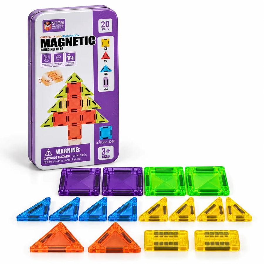 Magnetic Building Tiles 20 pcs