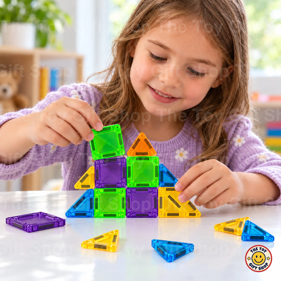 Magnetic Building Tiles – 20 Pieces in a Tin – photo 3