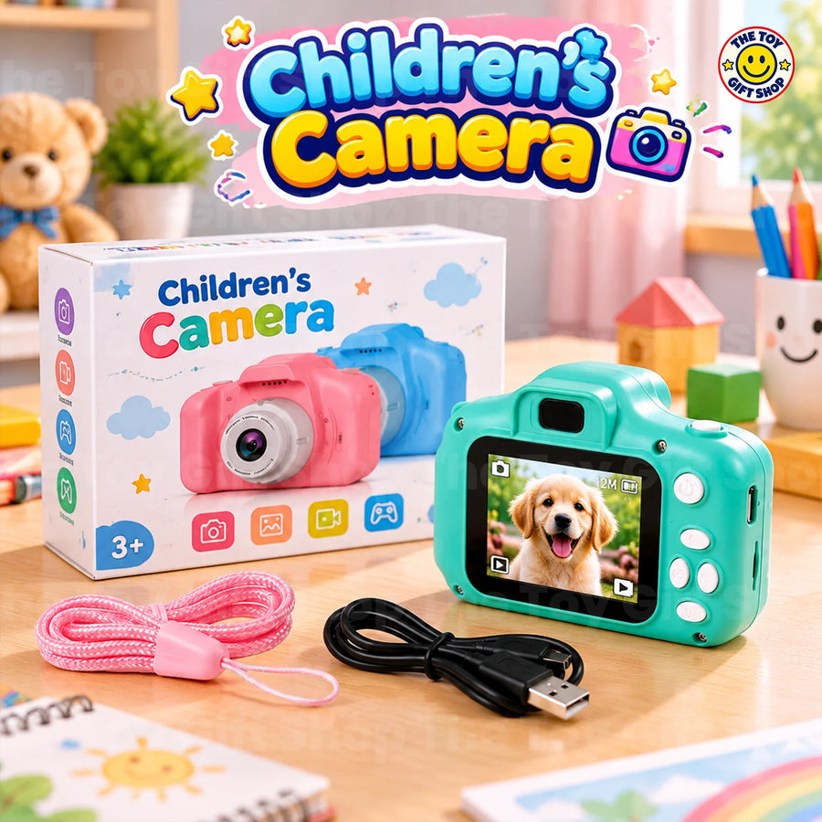 Children's Digital Camera – Green or Pink – Green – photo 6