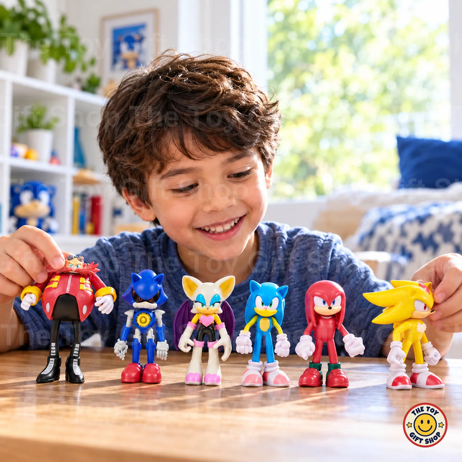 Sonic 2 The Hedgehog Figure Set – 6 Figures – photo 3