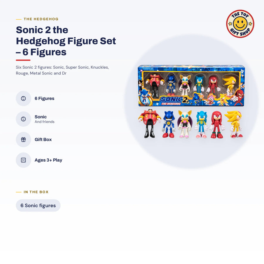Sonic 2 The Hedgehog Figure Set – 6 Figures – photo 4