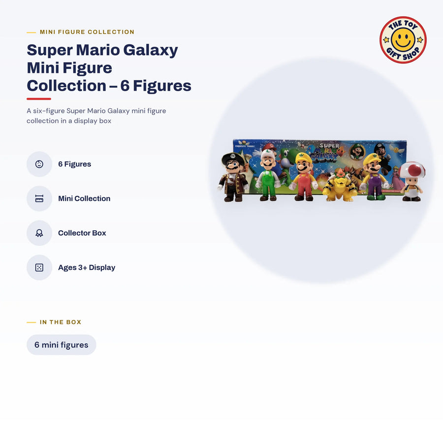 Super Mario Galaxy Mini Figure Collection – 6 Figures – photo 4