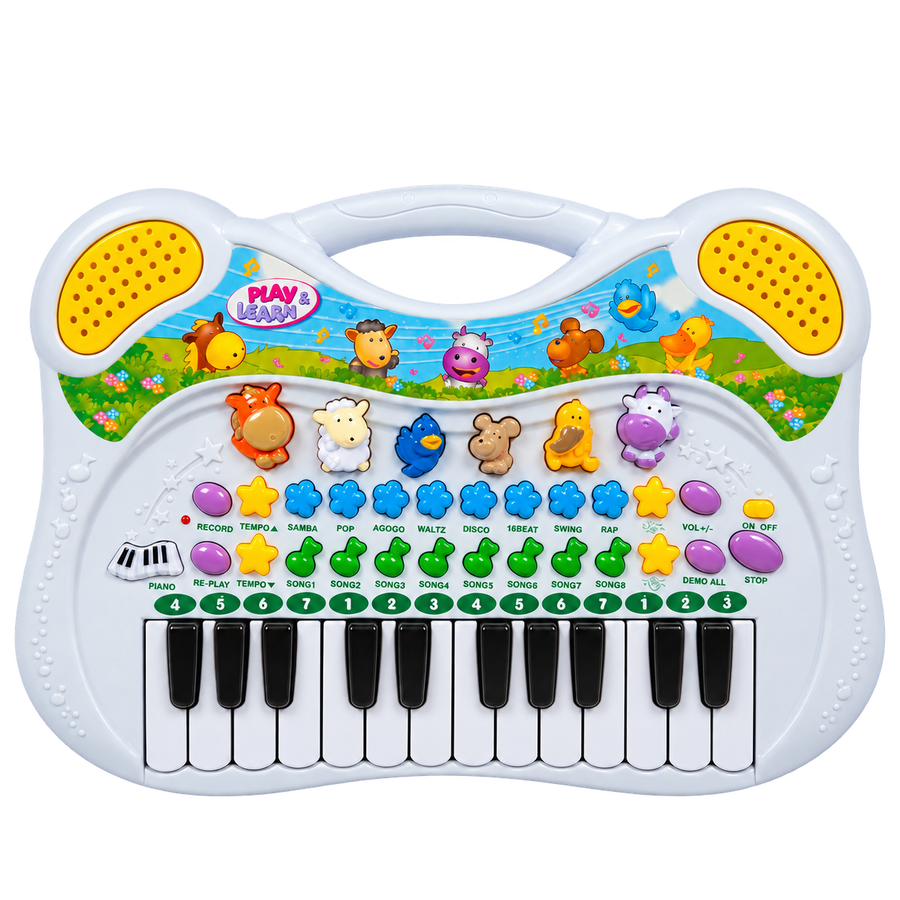 Animal Piano Keyboard with Animal Sounds and Recording