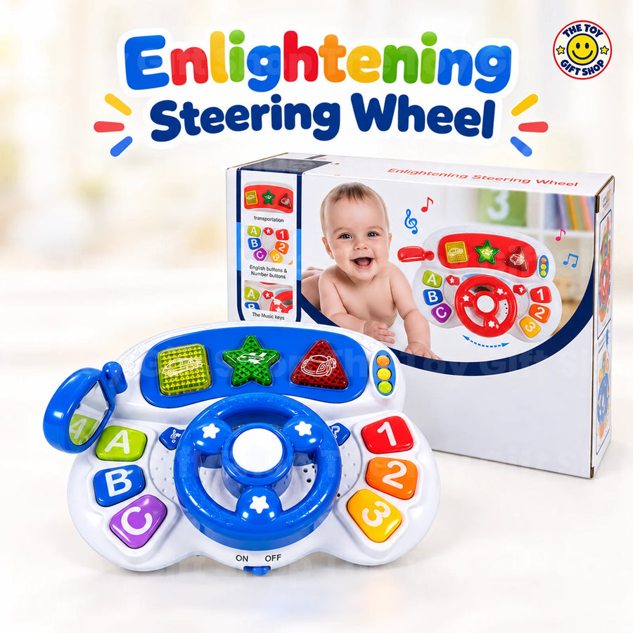 abero Enlightening Steering Wheel Baby Activity Toy – photo 3