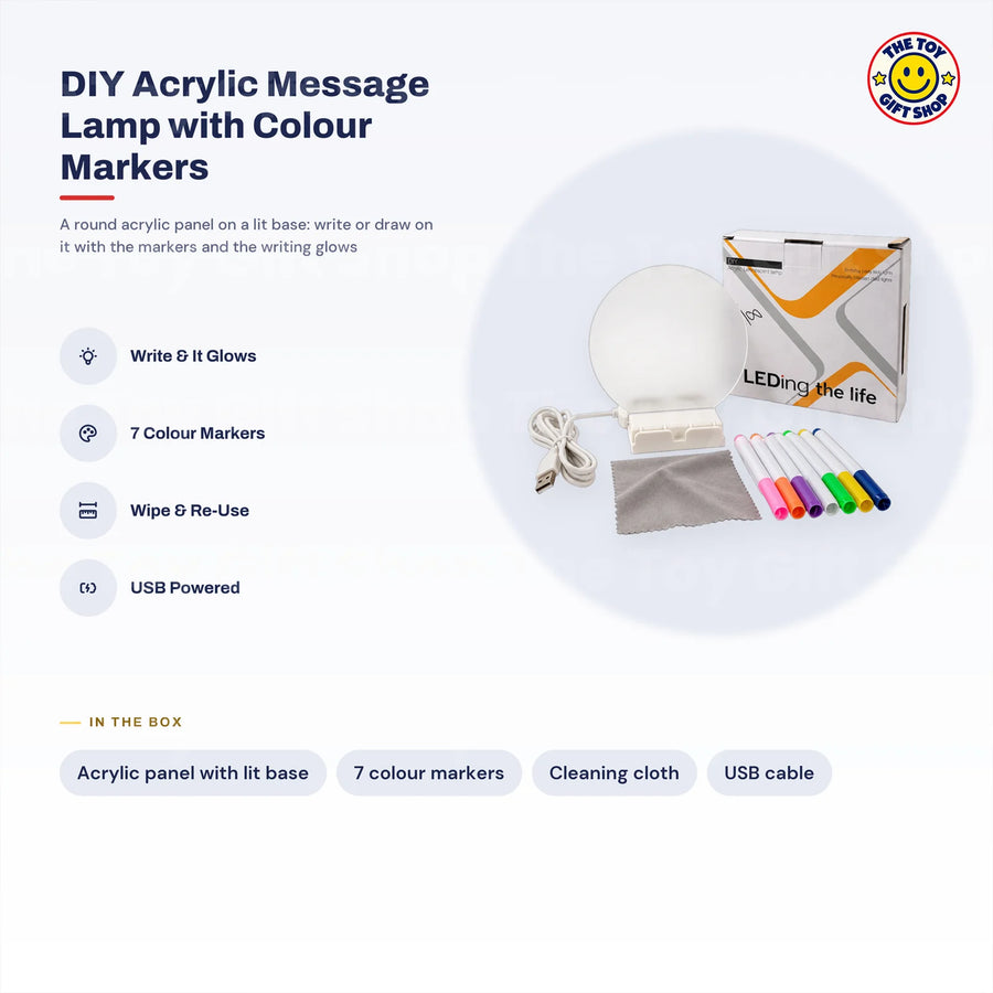 DIY Acrylic Message Lamp with Colour Markers – photo 6