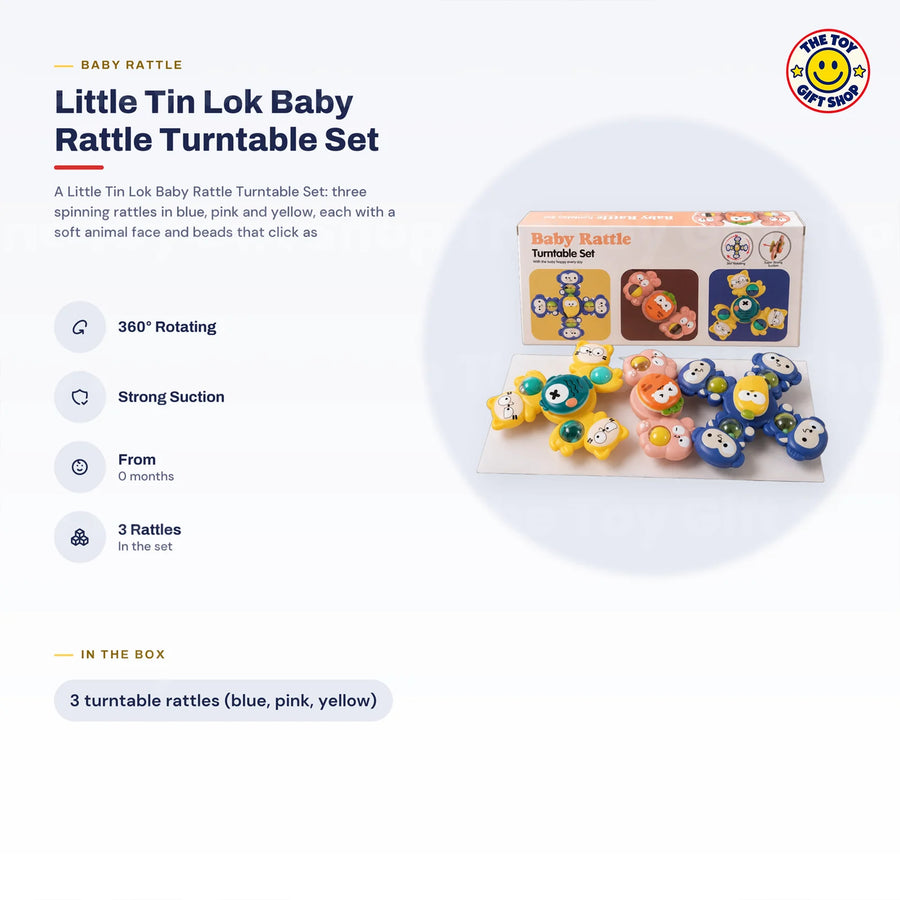 Little Tin Lok Baby Rattle Turntable Set of 3 – photo 6