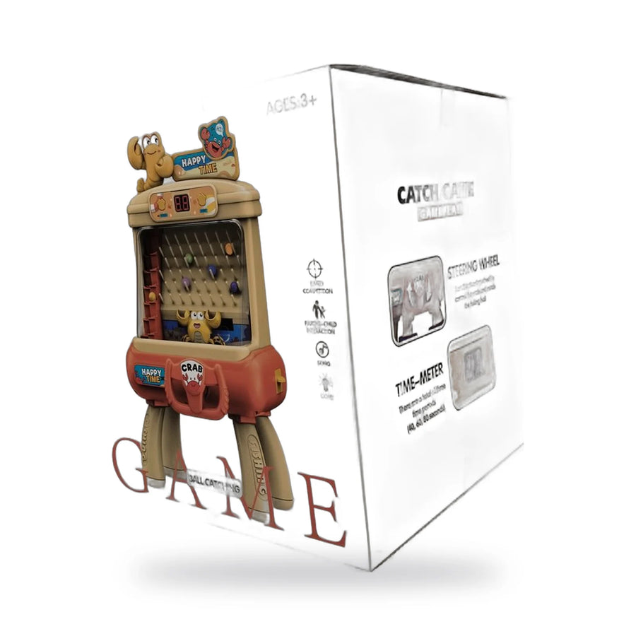 Ball Catching Claw Game with Digital Timer and Steering Wheel – photo 3