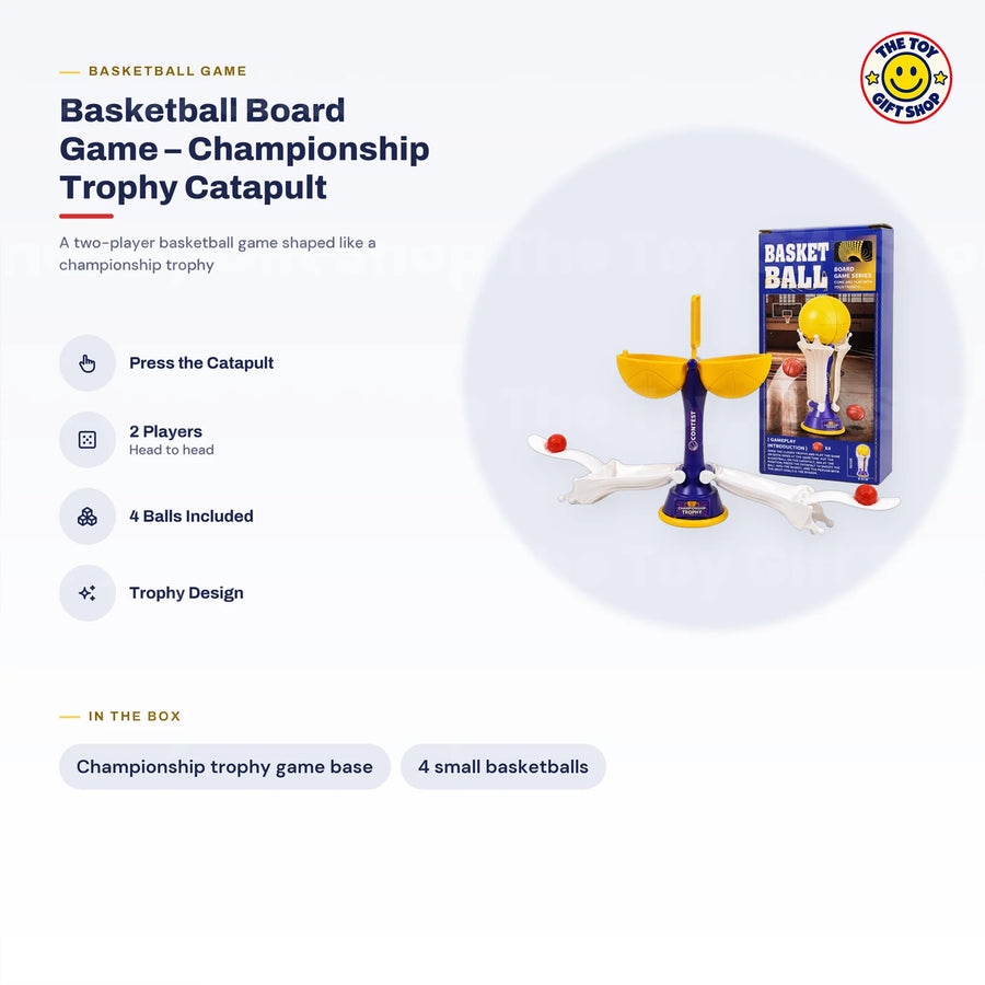 Basketball Board Game – Championship Trophy Catapult – photo 7