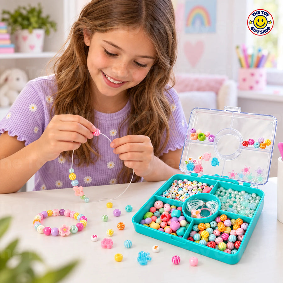 Bead Box Jewellery Kit with Letter Beads and Pearls – photo 2