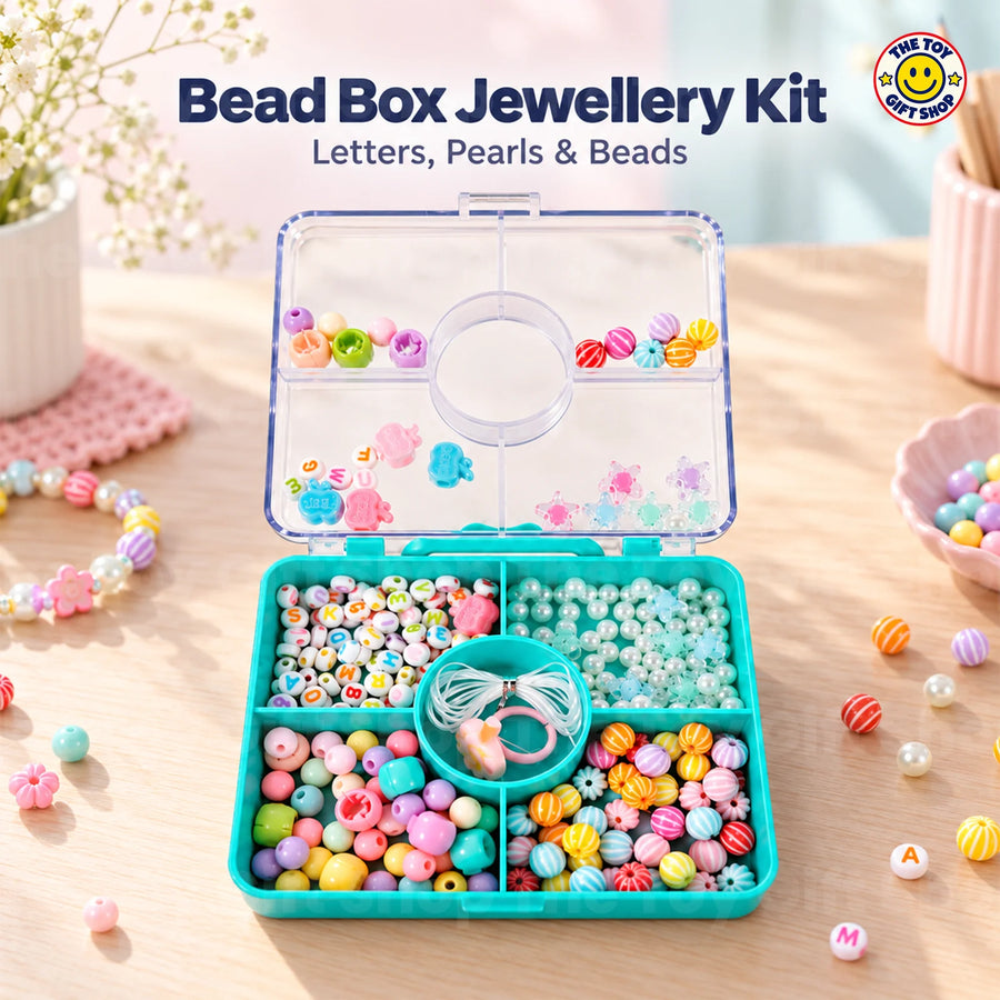 Bead Box Jewellery Kit with Letter Beads and Pearls – photo 3