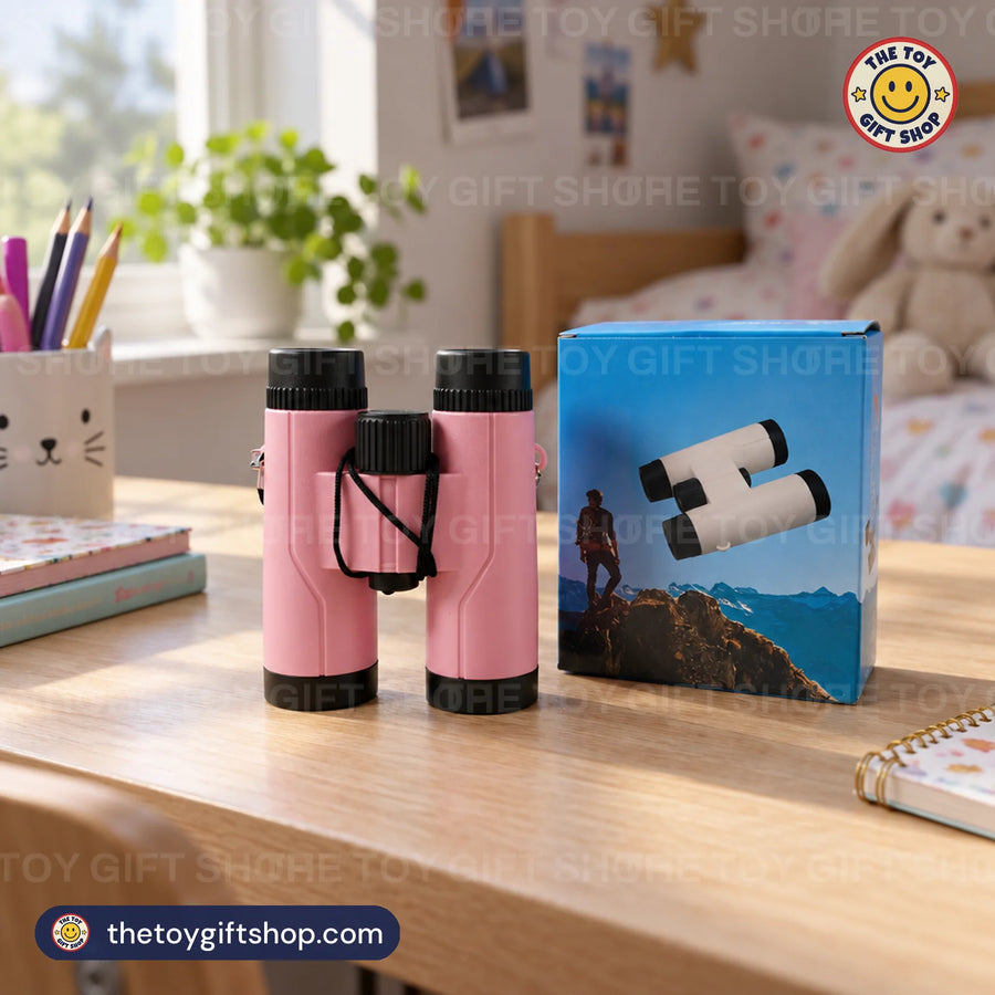 Oubiao 10x38 Binoculars for Children, Pink – photo 4